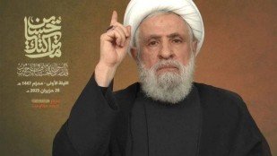 Şeyh Naim Kasım: “Biz kimsenin kölesi değiliz, hazırız ve boyun eğmeyeceğiz.”