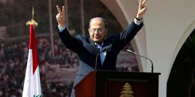 Lübnan Cumhurbaşkanı Aun, İlk Kez Halka Hitap Etti