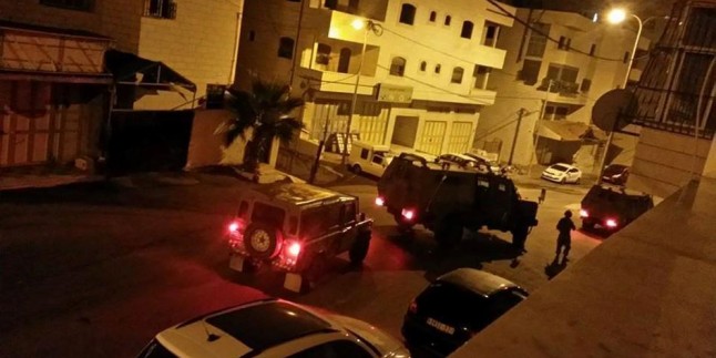 Siyonist İsrail Güçlerinin Gece Baskınlarında 9 Kişi Tutuklandı