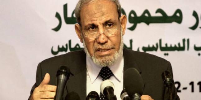 Hamas Lideri Zahhar: Siyonist işgalcilerine karşı “Kudüs Ordusu” oluşturulmalıdır