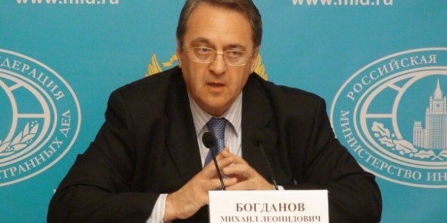 Rusya Dışişleri Bakanı Yardımcısı Bogdanov:Suriye konferansına İran’ın katılması şart