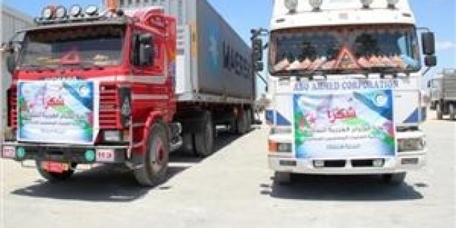 Cezayir Yardım Kafilesi Gazze’ye Ulaştı…