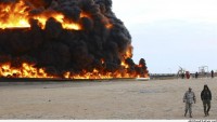 Libya, petrol limanında çıkan yangının söndürülmesi için İtalya’ya çağrıda bulundu