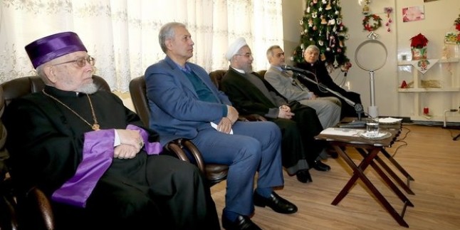 Ruhani, İranlı Hıristiyanlar ile Bir Araya Geldi