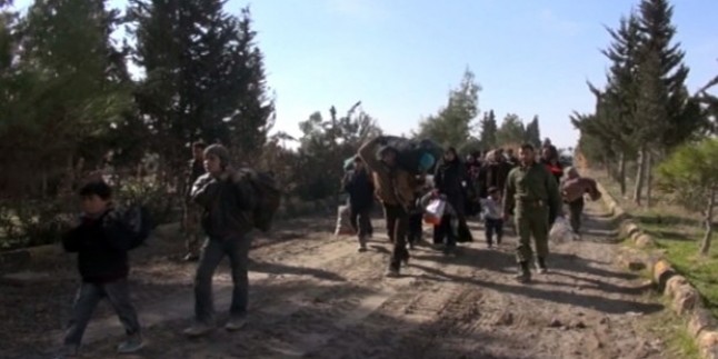 Suriye Ordusu, Teröristlerden Kaçan Ailelerin Güvenliğini Sağladı…