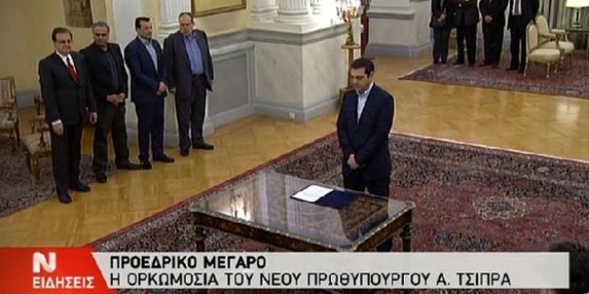Yunanistan’ın Yeni Başbakanı, Görevine Başladı…