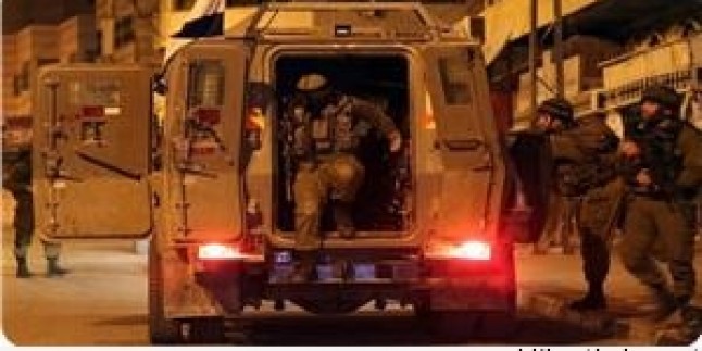 Siyonist İşgal Güçleri Batı Yaka’da Dokuz Filistinliyi Gözaltına Aldı…