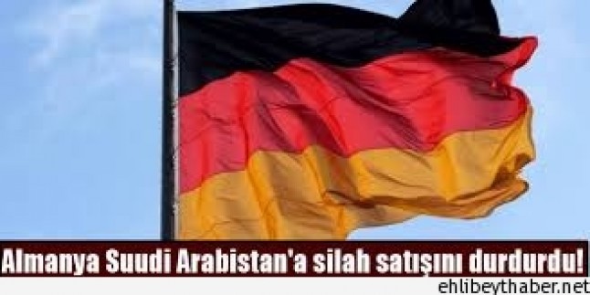 Almanya’dan Suudi Arabistan’a veto