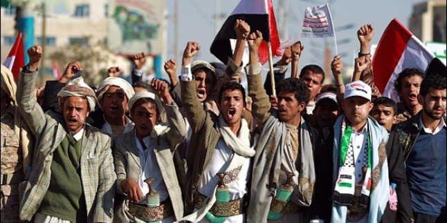 Foto: Yemen’de ABD ve İsrail’in Yemen içişlerine karışması protesto edildi…