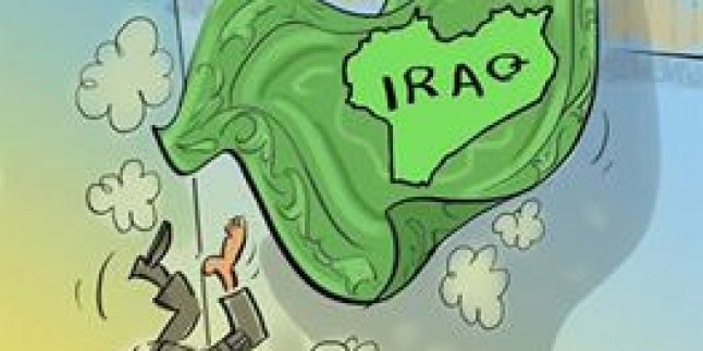 Karikatür: Irak Ordusu ABD Ve İsrail Destekli Teröristleri Irak’a Girdiklerine Pişman Etti.