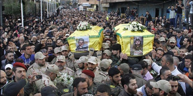 Foto: Şehid Düşen Hizbullah Askerlerinin Cenaze Töreni.