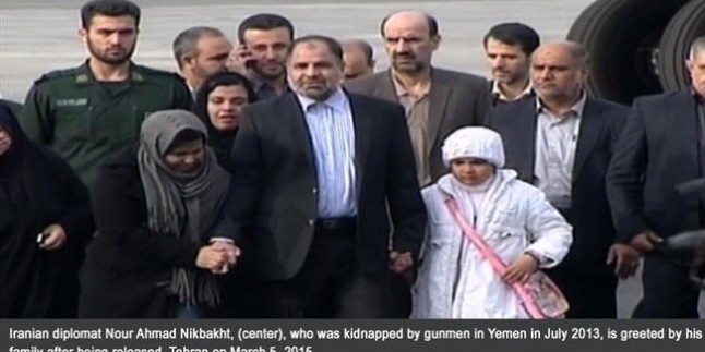2013 yılında Yemen’de kaçırılan İranlı diplomat ülkesine döndü