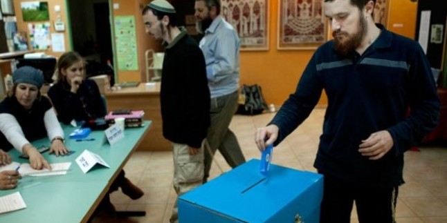 Korsan İsrail’de seçime katılım yüzde 67 olarak açıklandı