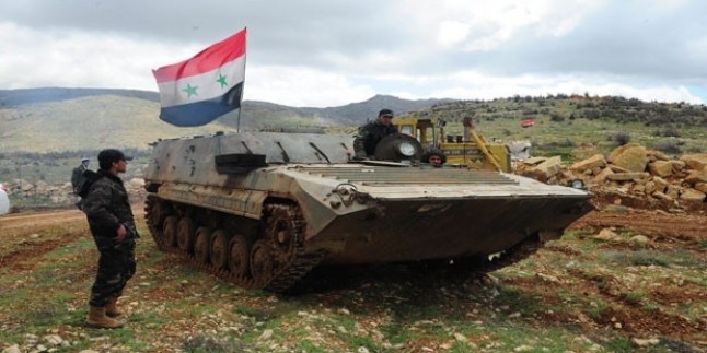 Suriye Ordusu, Hama Kırsalında Teröristlere Ait Araç Konvoylarını İmha Etti.