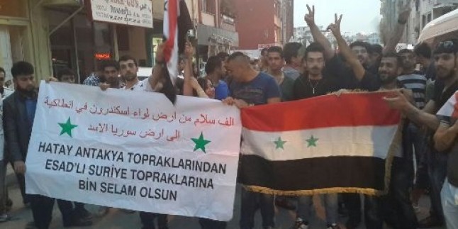 Antakya Halkı, Suriye Halkı ve Yönetimine Destek Yürüyüşü Yaptı