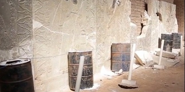 Tekfirci teröristler tarihi Nemrud antik kentini yerle bir etti