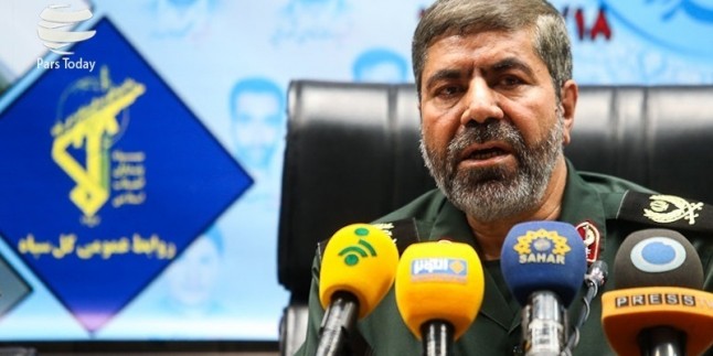 General Şerif: İran devrim muhafızları Fars körfezi ve Hürmüz boğazında kanun çerçevesinde kesin hareket ediyor