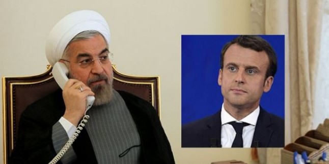 Ruhani’den Fransız mevkidaşına: ‘Avrupa Birliği sorumluluklarını yerine getirmeli’