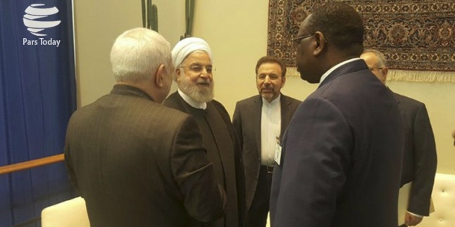 Irak, Lübnan, İrlanda, Liberya ve Senegal cumhurbaşkanları, Ruhani ile görüştüler