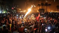 Kahire’de es Sisi protesto edildi