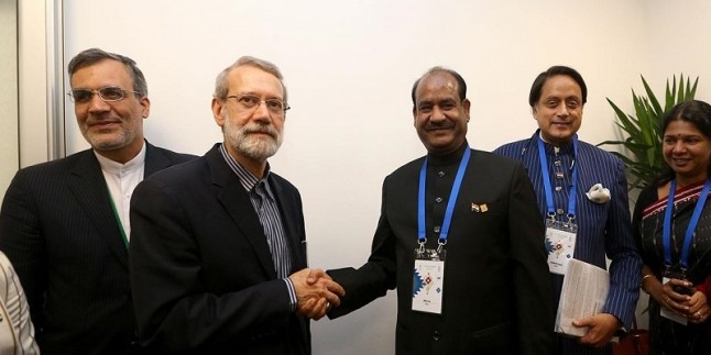 Laricani: ” İran ve Hindistan ilişkileri iki ülkenin kültürü ve tarihinden kaynaklanmıştır”