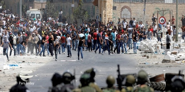 Filistin’de ‘öfke günü’; Siyonist İsrail ve ABD protesto edildi