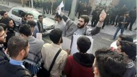 İranlı üniversitelilerden Filistin halkına destek gösterisi