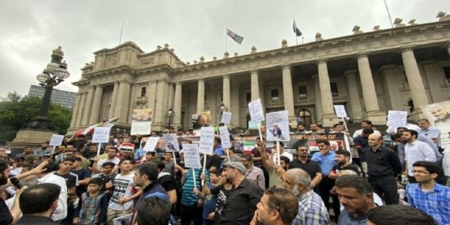 Avustralyalı öğrenciler şehit Süleymani suikastını kınadı