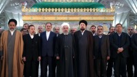 İran Cumhurbaşkanı Ruhani ve kabine üyelerinin İmam Humeyni ülkülerine biat yinelemesi