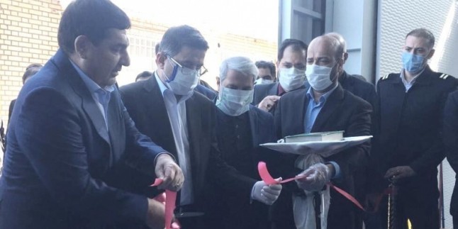 İran’ın Alborz eyaletinde, Batı Asya’nın en büyük maske fabrikası hizmete girdi