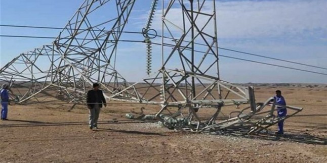 IŞİD teröristleri, Kerkük elektrik iletim hattını patlattı