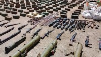 Suriye’nin Homs eyaletinde teröristlere ait silahlar ele geçirildi