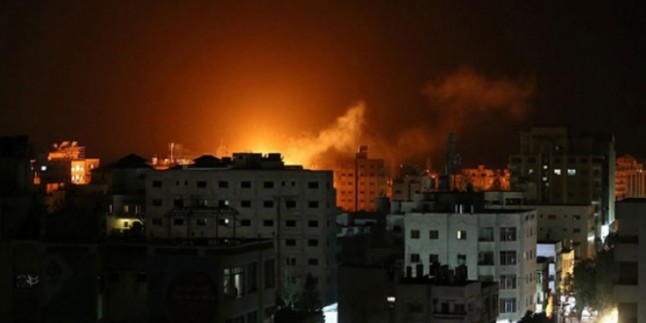 İsrail Ordusundan Gazze’ye Saldırı