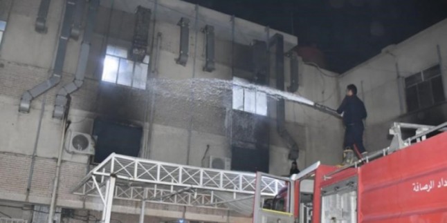 Bağdat’ta hastanede yangın: 55 kişi yaşamını yitirdi