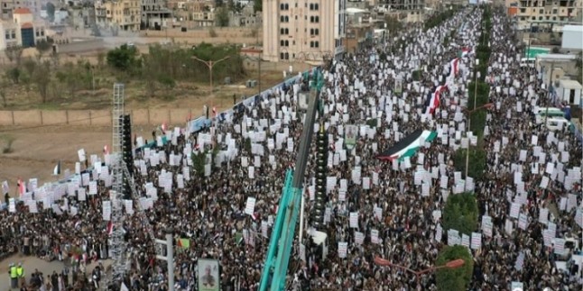 Yemen’de Kudüs Direnişine Destek Yürüyüşü Yapıldı