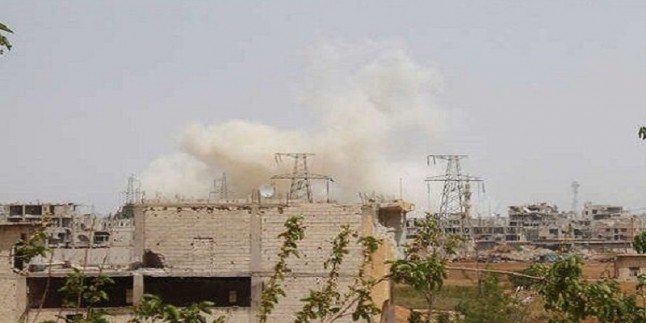 Suriye ordusu Deraa’da teröristlerin karargahını hedef aldı