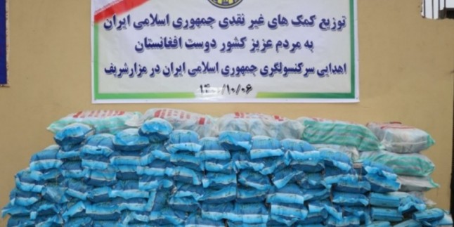 İran’dan Afganistan’ın Mezar-ı Şerif halkına yardım