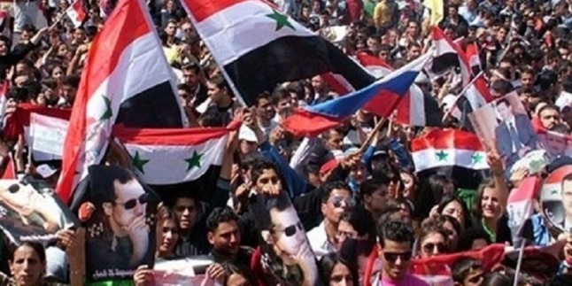 Suriye’de Türkiye hükümeti karşıtı yürüyüş