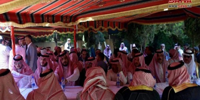 Suriye’de tüm illerde Arap Kabileleri ve Aşiretleri vatan çadırı kuruldu