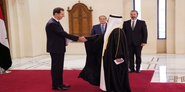Suriye Cumhurbaşkanı Beşar Esad, Bahreyn’in yeni büyükelçisini kabul etti
