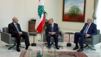Lübnanlı liderler, deniz sınırı belirleme anlaşmasının önerilen taslağını gözden geçirmek için bir araya geldi