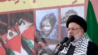 Reisi Tahran’da protestoculara hitaben: Filistinlilerin akan kanı Siyonistleri çöküşe yaklaştırıyor