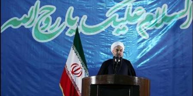 Ruhani: İran milleti İmam Humeyni’nin ülkülerini korumakta azimlidir