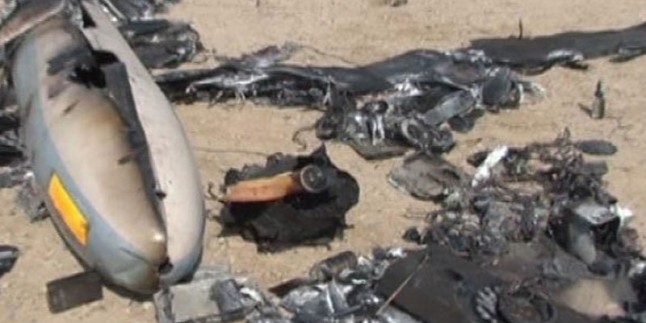 Yemen Ordusu Suudi rejimi casus uçağını vurdu