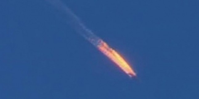 Rusya’ya ait bir savaş uçağı Suriye’de düştü