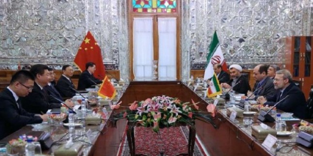 Laricani: İran meclisi Çin ile ilişkileri geliştirmeyi destekliyor