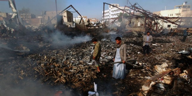 Siyonist Suud Rejiminin Yemen Halkına Saldırıları Sürüyor