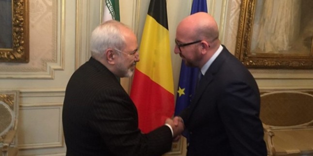 İran dışişleri bakanı Belçika başbakanı ile görüştü