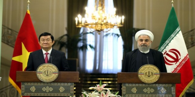 İran ile Vietnam cumhurbaşkanları görüştü