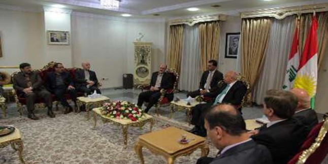 İran Kürdistan eyalet valisi, Irak Kürdistan bölge yönetimi içişleri ile görüştü